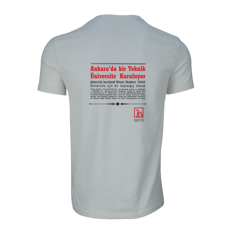 ODTÜ 70. YIL T-shirt Model 3