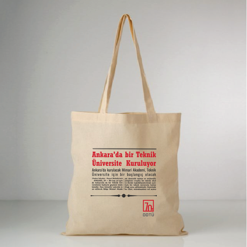ODTÜ 70. YIL Bez Çanta Model 1