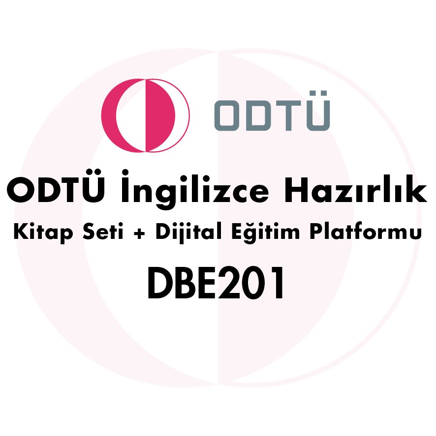 ODTÜ İngilizce Hazırlık Kitap Seti + Dijital Eğitim Platformu  DBE 201