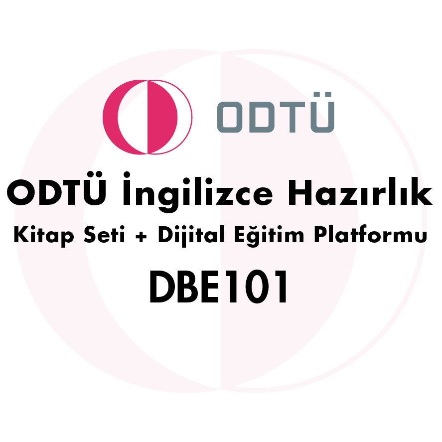 ODTÜ İngilizce Hazırlık Kitap Seti + Dijital Eğitim Platformu  DBE 101