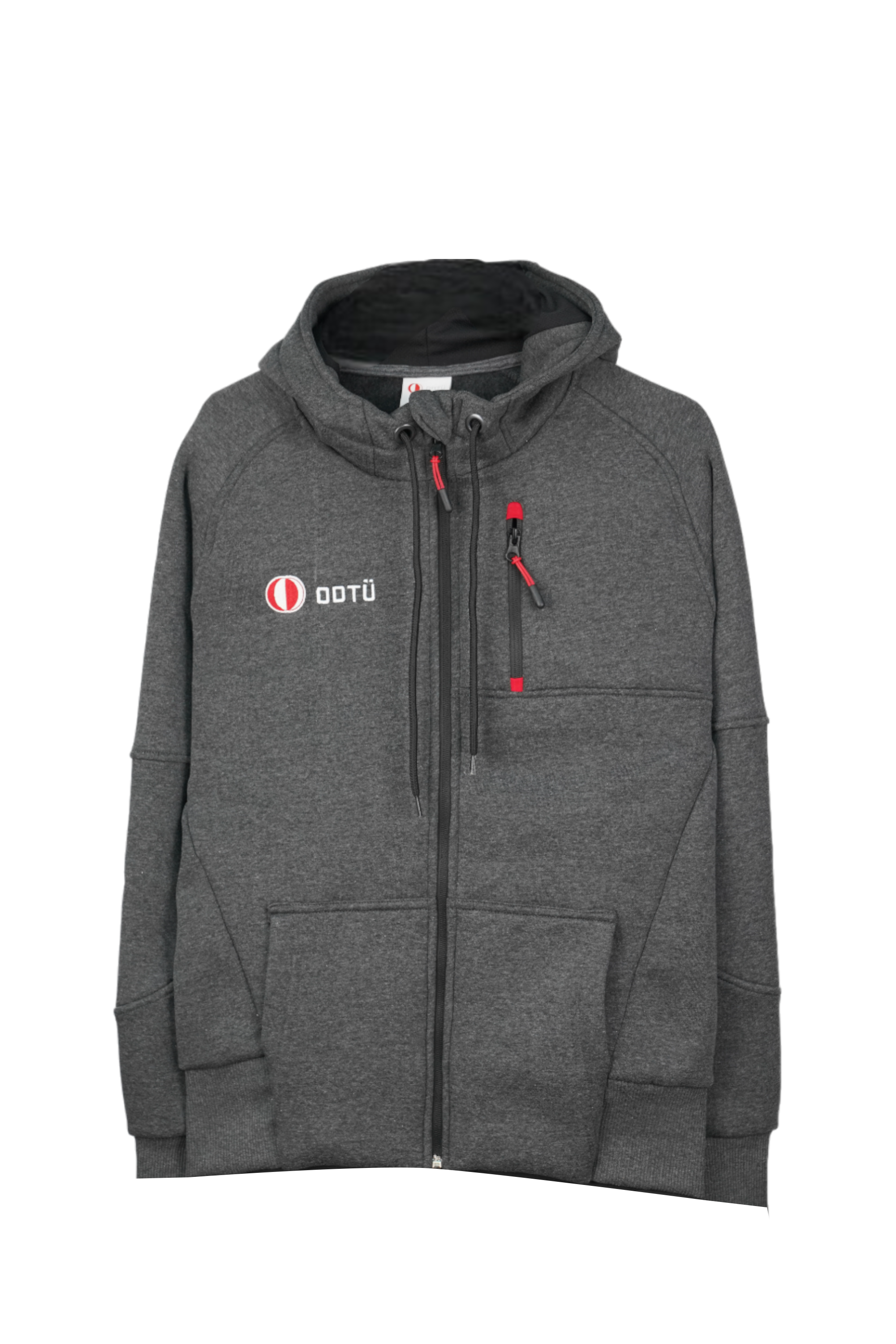 Kapşonlu Fermuarlı Özel Model  (Antrasit)