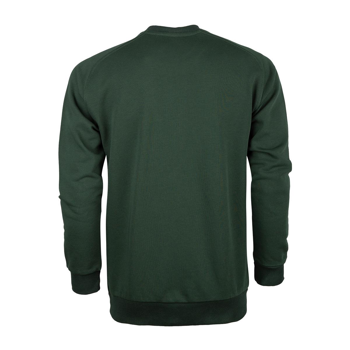 ODTÜ Logolu Sıfır Yaka Çocuk Sweatshirt (Yeşil)