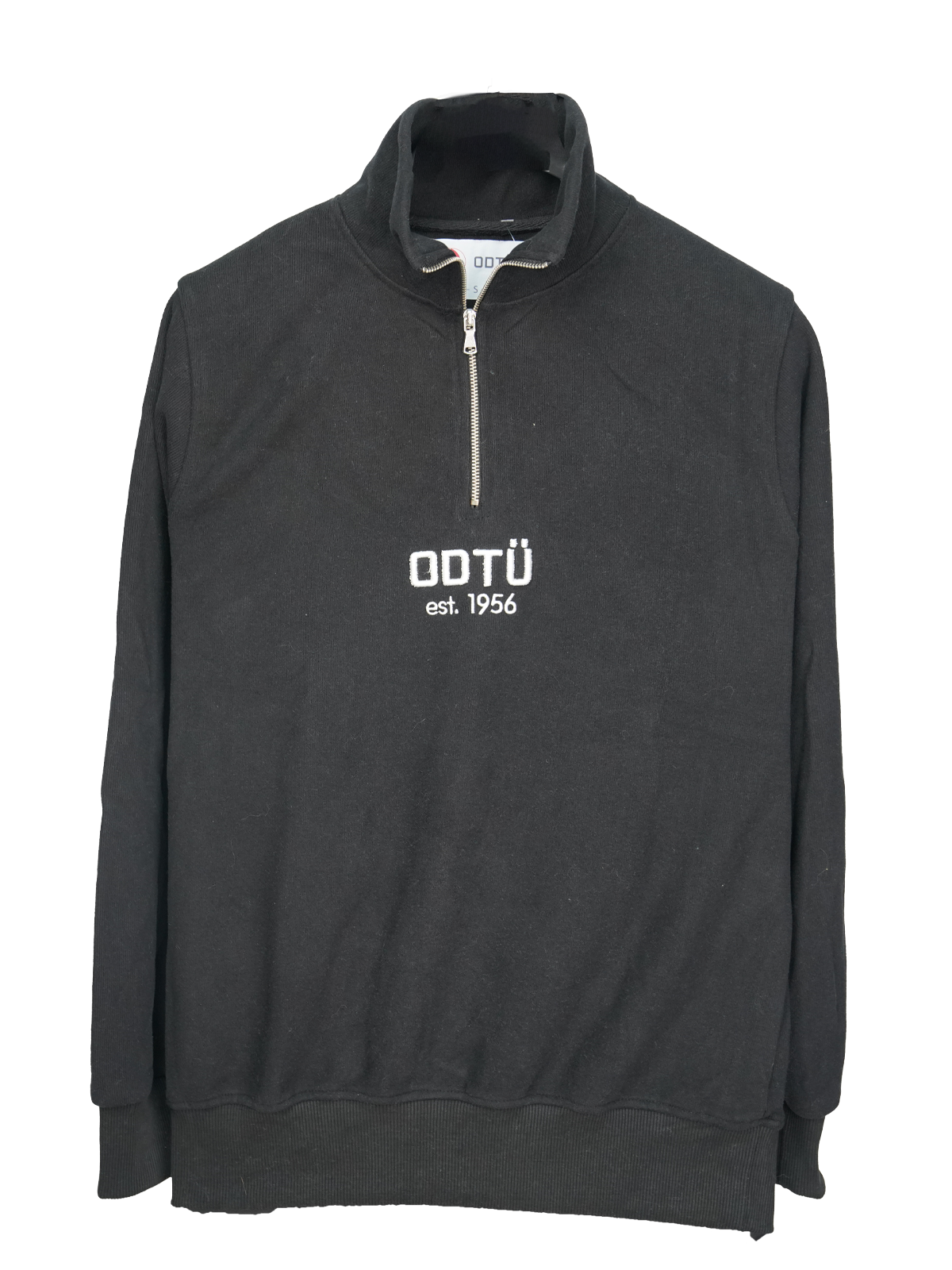 Sweatshirt Selanik Q- Zip (Siyah)